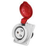Розетка стаціонарна внутрішня IDE 03304 32А 2Р E 380 415V AC IP44 Розетка стаціонарна внутрішня IDE 03304 32А