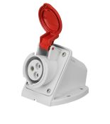 Розетка стаціонарна зовнішня IDE 03321 16А 2Р E 380 415V AC IP44 Розетка стаціонарна зовнішня IDE 03321 16А