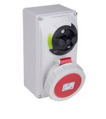 Настінна розетка з механічної блокуванням 32A IDE 03836 380V 3P N E 380 415V AC IP67 Настінна розетка з механічної блокуванням 32A IDE 03836 380V
