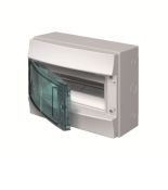 (1SLM006501A1202) Щит Mistral IP65 12 модулей навесной прозрачная дверь с винтовыми N/PE клемником. 22 подкл.. ABB