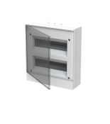 (1SZR004002A2207) Щит Basic E IP40 24 модулей навесной прозрачная дверь с винтовыми N/PE клемником. 26 подкл.. ABB