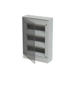 (1SZR004002A2209) Щит Basic E IP40 36 модулей навесной прозрачная дверь с винтовыми N/PE клемником. 42 подкл.. ABB