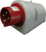Вилка настінна ETI EP 3243 4482062 32A 3P E IP44 400В Вилка настінна ETI EP 3243 4482062 32A 3P E