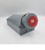 Розетка стаціонарна зовнішня TAKEL 516086 125A 3P N E IP67 380В Розетка стаціонарна зовнішня TAKEL 516086 125A 3P N E