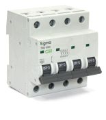(6SM450С) Автоматический выключатель 6SM450С 4P. In=50А. Кривая С 6 кА. SIGMA (6SM450С) Автоматический выключатель 6SM450С 4P. In=50А. Кривая С 6 кА. SIGMA
