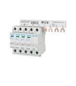 167632 Ограничитель перенапряжения SPCT2-460-3+NPE/BB. 40кА 460V 3P+N. Класс C. со сменными картриджами. Eaton