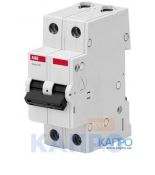 (2CDS642041R0405) Автоматический выключатель Basic M 2P In=40 А Un=220-240В Кривая B 4.5 кА. ABB (2CDS642041R0405) Автоматический выключатель Basic M 2P In=40 А Un=220-240В Кривая B 4.5 кА. ABB