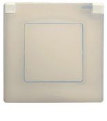 (672560) Рамка 1-местная IP44  ETIKA слоновая кость. Legrand