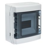 (CDN6PT/RR) Распределительный щит (ABS) ECOLOGY. 1x6 модулей 231x202x113. IP65. с шинами N и PE. IDE