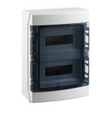 Розподільний щит навісний IDE ABS пластик CDN24PT RR 24 модулів 2x12 IP65 з N та PE шинами Розподільний щит навісний IDE ABS пластик 24 модулів 2x12 IP65