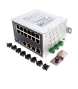 Промисловий Delta Ethernet комутатор 16 портів DVS 016W01 монтаж на DIN рейку 20. 70С Промисловий Delta Ethernet комутатор 16 портів монтаж на DIN рейку