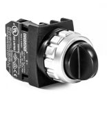 (H100S21) Переключатель Ø30 на 2 положения. без фиксации. 1NO. IP 50. серии H. EMAS