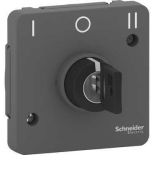 Механізм вимикача з ключем на 3 положення Schneider Electric Mureva Styl IP55 графіт