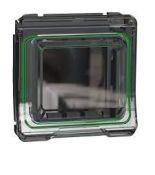Накладка із кришкою для механізму Schneider Electric Unica New Mureva Styl IP55 графіт