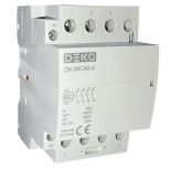 Модульний контактор 40А Deko Elektrik DMOC4040 4NO контакту Uкат 220 В Модульний контактор 40А Deko Elektrik 4NO контакту Uкат 220 В