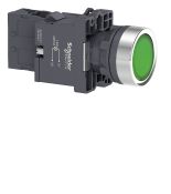 (XA2EW33B1) Не выступающая кнопка c подсветкой серии XA2. 24V AC/DC. СLED. 1NO. зеленая. Schneider Electric (XA2EW33B1) Не выступающая кнопка c подсветкой серии XA2. 24V AC/DC. СLED. 1NO. зеленая. Schneider Electric