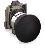 XB4BC21 Schneider Electric Грибоподібна кнопка чорна без фіксації 1НО IP66 серія Harmony XB4 метал XB4BC21 Schneider Electric