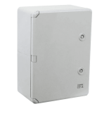 (PP3002) Пластиковый щит с монтажной панелью 250х350х150 IP65. влагозащищенный. непрозрачная дверца. Plastim
