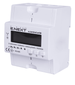 Трифазний електронний лічильник E.NEXT e.control.w08 10 100 А клас точності 1.0 некомерційний