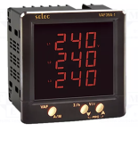 Цифровий мультиметр SELEC LCD. Вх.20мА 6A 300В L N VAF39A 1 230V CE 519В AC L N 1 3ф 240В AC 96 х 96 Цифровий мультиметр SELEC LCD. Вх.20мА 6A 300В L N 519В AC L N 1 3ф 240В AC VAF39A 1 230V CE