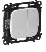 Светорегулятор нажимной Valena ALLURE RL.CFL.LED .белый.Legrand 752762 Светорегулятор нажимной Valena ALLURE RL.CFL.LED .белый.Legrand