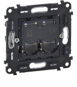 753049 Двойная компьютерная розетка RJ45 кат6а STP Valena In'Matic.Legrand