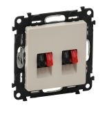 Двойная аудио розетка Valena LIFE. слоновая кость.Legrand 753578 Двойная аудио розетка Valena LIFE. слоновая кость.Legrand