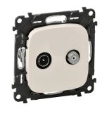 Телевізійна розетка Legrand TV SAT Зірка 2 кабельна Valena ALLURE 753858