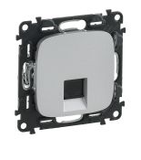 Компьютерная розетка RJ45 кат6 UTP .Valena ALLURE.алюминий.Legrand 753942 Компьютерная розетка RJ45 кат6 UTP .Valena ALLURE.алюминий.Legrand