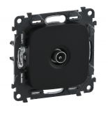 753981 Телевизионная розетка TV проходная ''шлейф'' штекер.Valena ALLURE.графит.Legrand
