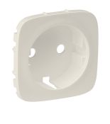 755206 Лицевая панель розетки с заземляющим контактом Valena ALLURE.слоновая кость.Legrand
