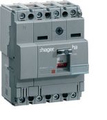 (HDA101L) Автоматический выключатель x160. In=100А. 4п. 18kA. Тфікс./Мфікс. Hager 