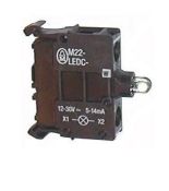 (216560) M22-LEDC-W. Светодиодный элемент белый. 12-30 V AC/DC  для установления в кнопочный пост серия RMQ-Titan. Moeller an Eaton Brand