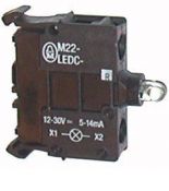 (216561) M22-LEDC-R. Светодиодный элемент красный. 12-30 V AC/DC для установления в кнопочный пост серия RMQ-Titan. Moeller an Eaton Brand