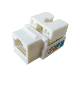 (24553) Розетка информационная RJ-45 UTP кат.5 модульная установка в люк. кабель-канал. настенный бокс. DLX