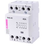 Модульні контактори ETI R 40 40 In 40А 4NO контакту Uкат 230В AC