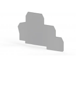 Кришка торцева для клем Klemsan PUK 0.0.0.4.50149 сірого кольору для надійного зєднання провідників в електрощитах Кришка торцева для клем Klemsan PUK 0.0.0.4.50149 для електромонтажу на DIN рейці