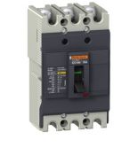 (EZC100N3100) Автоматический выключатель EZC100N. Iн=100 Ампер. 380В. 3 полюса. 15 кА. серии Easypact. Schneider Electric