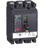 (LV429630) Автоматический выключатель NSX100F Schneider Electric с термомагнитным расцепителем TM. Iн=100 Ампер. 380В. 3 полюса. 36 кА. сери.compact NSX. Schneider Electric