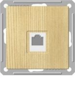 (RSI-152K5E-7-86) Компьютерная розетка RJ 45 категории 5E серия Wessen W59 без рамки сосна. Schneider Electric (RSI-152K5E-7-86) Компьютерная розетка RJ 45 категории 5E серия Wessen W59 без рамки сосна. Schneider Electric