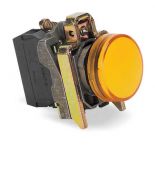 XB4BVM5. Индикаторная лампа в сборе. желтая. 230-240V AC. IP66. серия Harmony XB4 металл. Schneider Electric