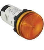 XB7EV08BP. Индикаторная лампа в сборе. оранжевая. 24V AC/DC. IP65. серия Harmony XB7. пластик моноблок. Schneider Electric