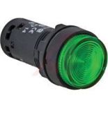 XB7NW33M1. Невыступающая кнопка c подсветкой в сборе с самовозвратом. зеленая. 1NO. 230-240V AC. IP65. серия Harmony XB7. пластик моноблок. Schneider Electric