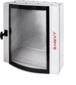 (CPD606020M) Металлический шкаф e.mbox.industrial.p.60.60.20.gl IP55. с монтажной панелью 600х600х200 стеклянная дверь. E.NEXT