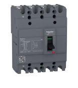 (EZC100N4060) Автоматический выключатель EZC100N. Iн=60 Ампер. 380В. 4 полюса. 15 кА. серии Easypact. Schneider Electric