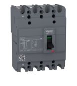 (EZC100N4063) Автоматический выключатель EZC100N. Iн=63 Ампер. 380В. 4 полюса. 15 кА. серии Easypact. Schneider Electric
