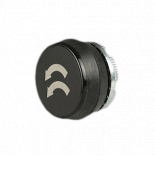 (GZPL005032) Кнопка импульсная с символом&quot;поворот влево с подтверждением&quot;для тельферного кнопочного поста IP65. Giovenzana International