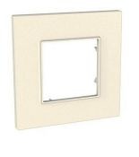 (MGU4.702.35) Рамка одноместная Unica Quadro Pearl серо-жемчужный. Schneider Electric