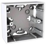 (MGU8.002.18) Коробка для наружного монтажа 2 модуля для Unica Basic/Color. белая. Schneider Electric