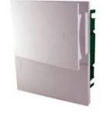 (MIP70212T) Передняя панель щита MINI PRAGMA цвет хром 2 ряда. 24 модуля.встраиваемый дымчатая дверь. Schneider Electric